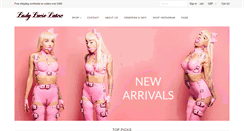 Desktop Screenshot of ladylucie.com