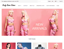 Tablet Screenshot of ladylucie.com